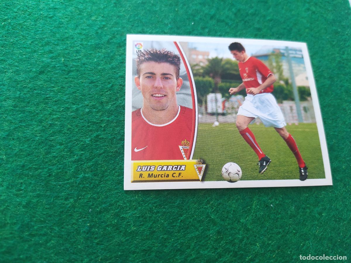 Figurine di Calcio: LIGA ESTE 2003 2004 03 04 NUEVO SIN PEGAR - REAL MURCIA LUIS GARCIA