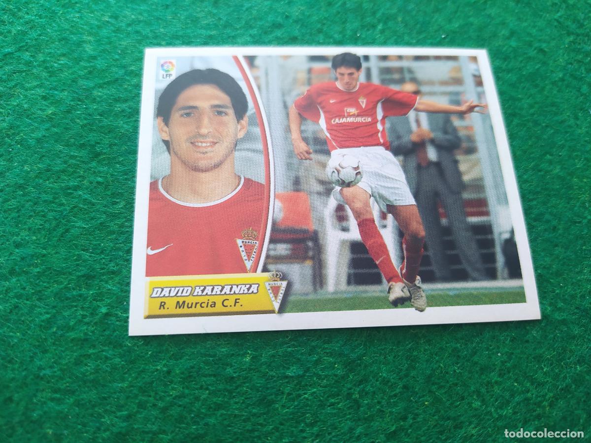Cromos de f&uacute;tbol: LIGA ESTE 2003 2004 03 04 NUEVO SIN PEGAR - REAL MURCIA DAVID KARANKA