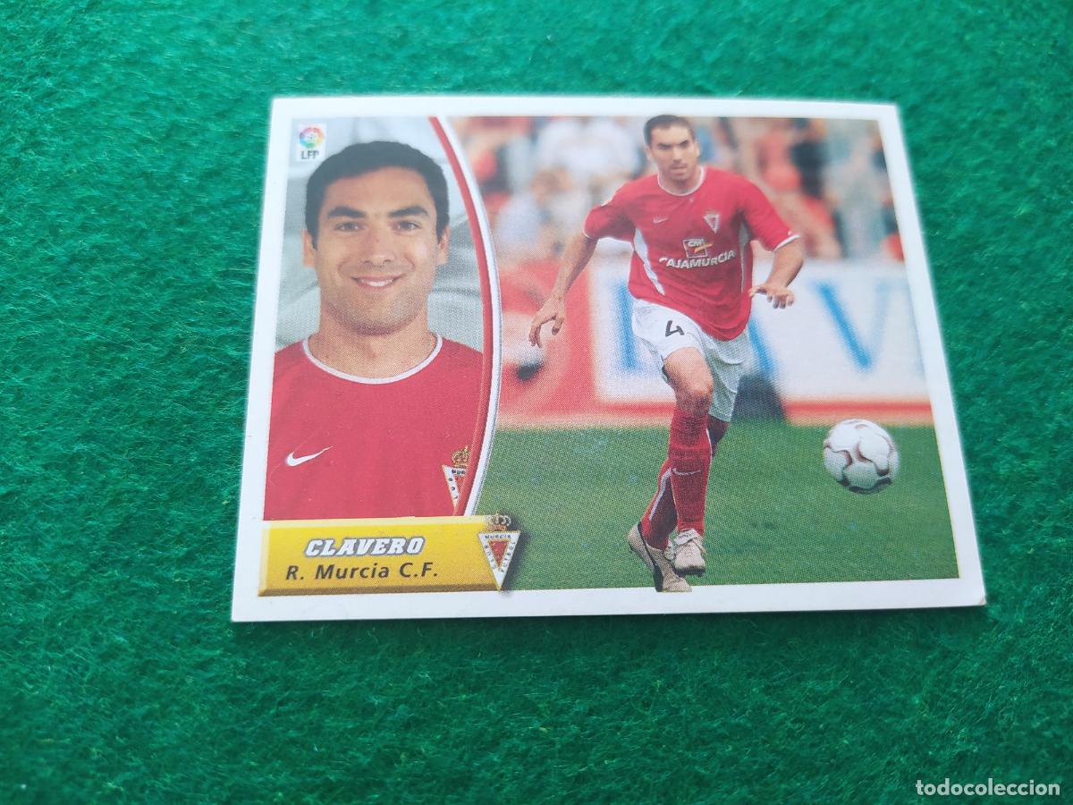 Cromos de f&uacute;tbol: LIGA ESTE 2003 2004 03 04 NUEVO SIN PEGAR - REAL MURCIA CLAVERO