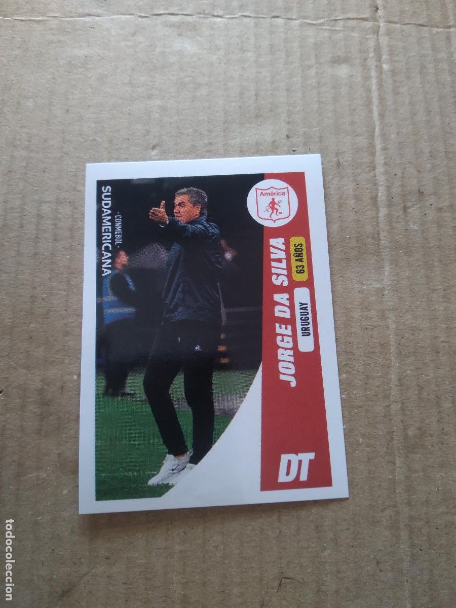 Cromos de f&uacute;tbol: 74 JORGE DA SILVA AMERICA CROMO FUTBOL CONMEBOL SUDAMERICANA LA GRAN CONQUISTA