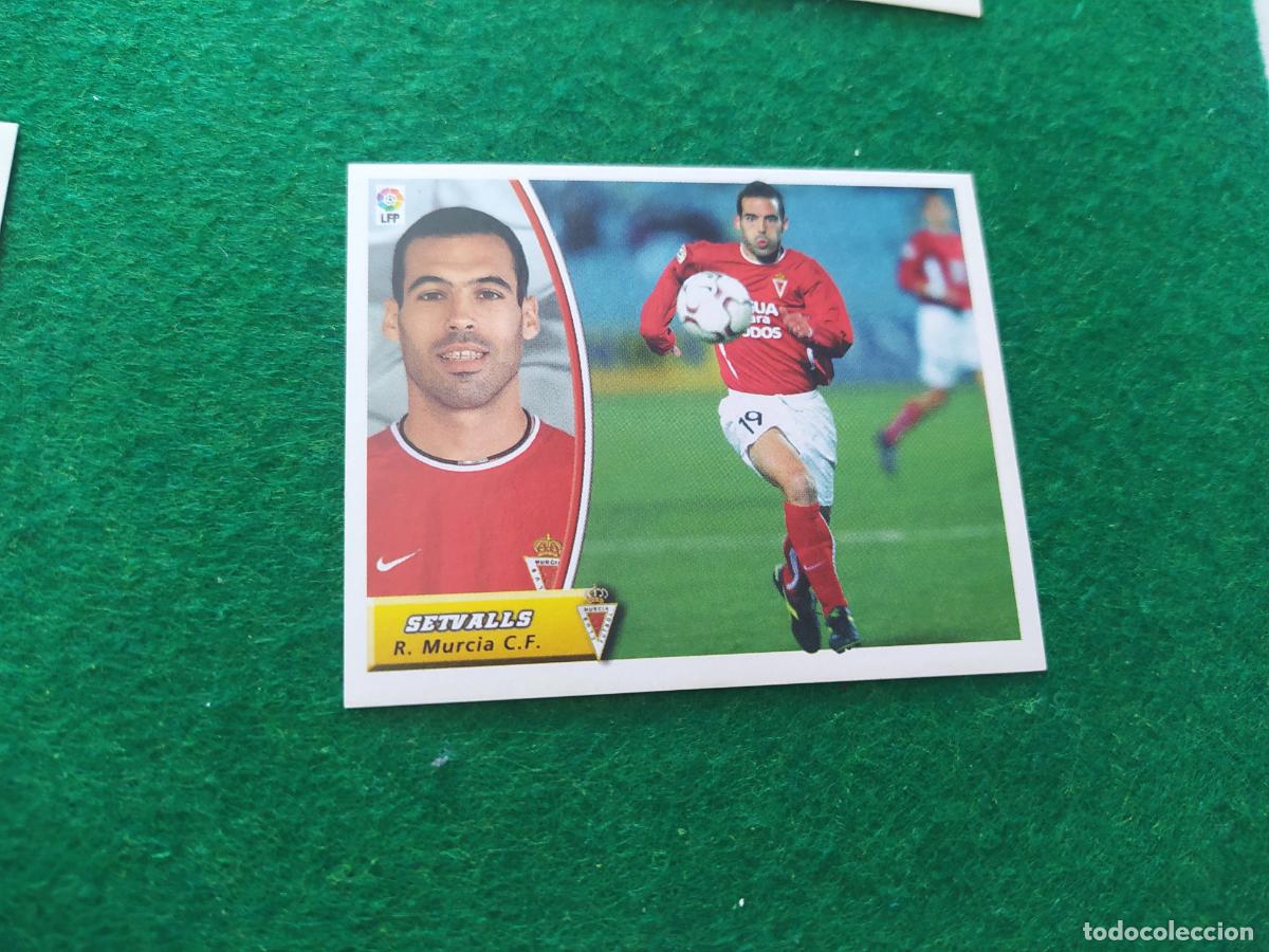 Cromos de f&uacute;tbol: LIGA ESTE 2003 2004 03 04 NUEVO SIN PEGAR - REAL MURCIA SETVALLS
