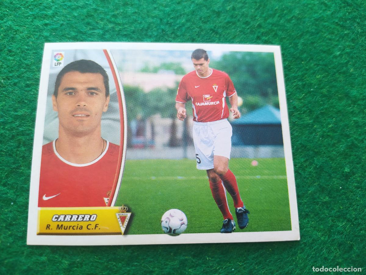 Cromos de f&uacute;tbol: LIGA ESTE 2003 2004 03 04 NUEVO SIN PEGAR - REAL MURCIA CARRERO