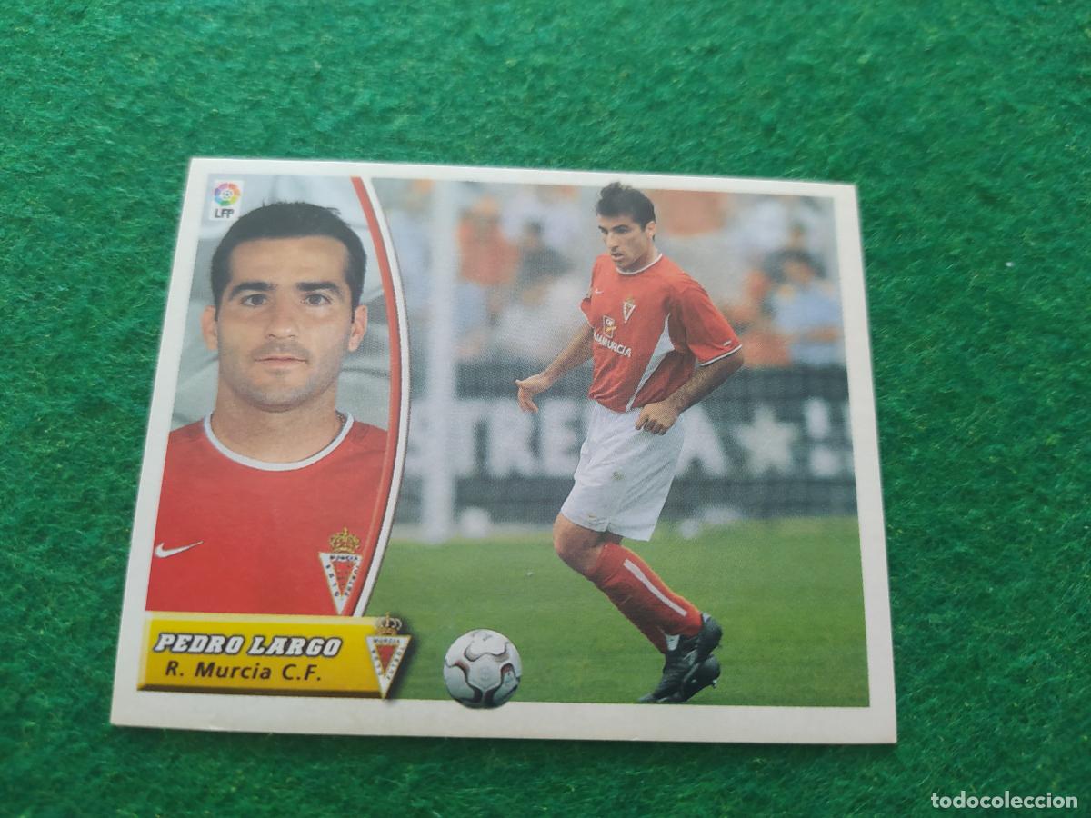 Cromos de f&uacute;tbol: LIGA ESTE 2003 2004 03 04 NUEVO SIN PEGAR - REAL MURCIA PEDRO LARGO
