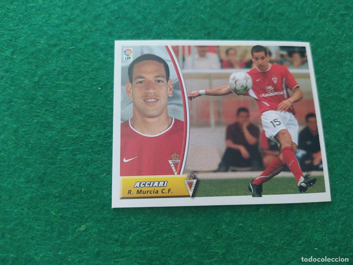 Cromos de f&uacute;tbol: LIGA ESTE 2003 2004 03 04 NUEVO SIN PEGAR - REAL MURCIA ACCIARI