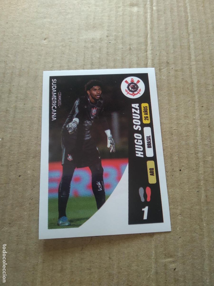 Cromos de f&uacute;tbol: 87 HUGO SOUZA CORINTHIANS CROMO FUTBOL CONMEBOL SUDAMERICANA LA GRAN CONQUISTA
