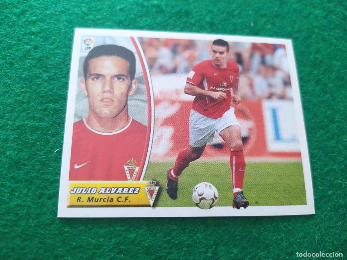 Cromos de f&uacute;tbol: LIGA ESTE 2003 2004 03 04 NUEVO SIN PEGAR - REAL MURCIA JULIO ALVAREZ