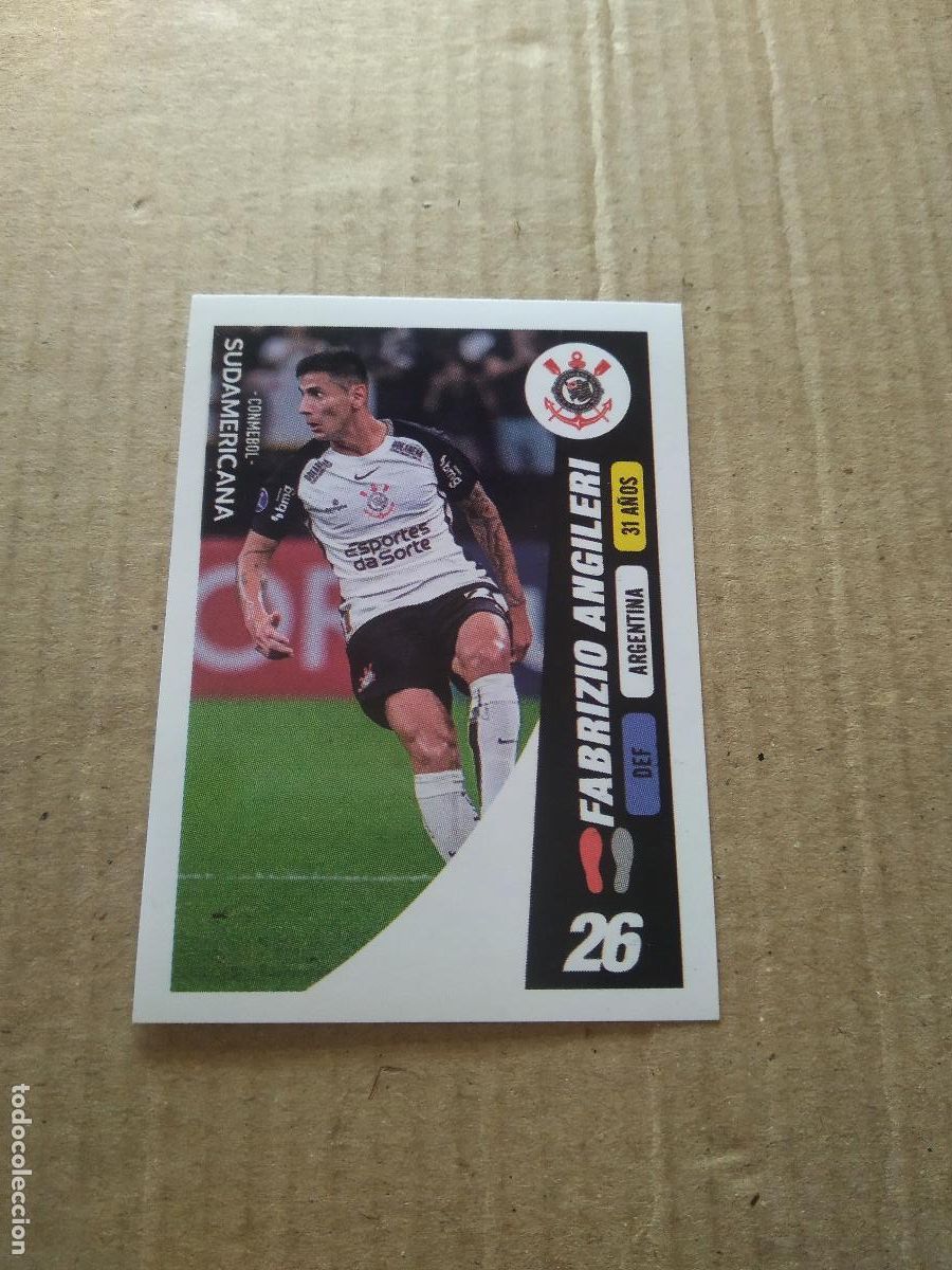 Cromos de f&uacute;tbol: 91 FABRIZIO ANGILERI CORINTHIANS CROMO FUTBOL CONMEBOL SUDAMERICANA LA GRAN CONQUISTA
