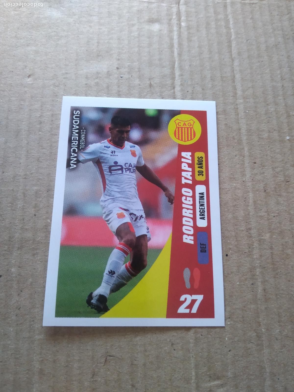 Cromos de f&uacute;tbol: 113 RODRIGO TAPIA ATLETICO GRAU CROMO FUTBOL CONMEBOL SUDAMERICANA LA GRAN CONQUISTA