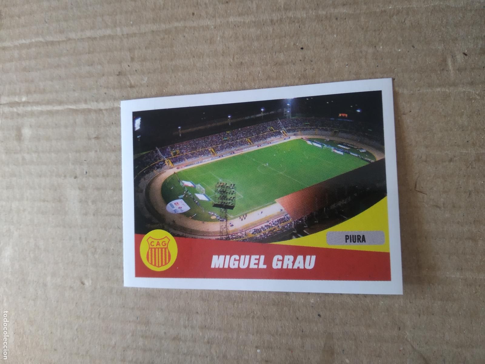 Cromos de f&uacute;tbol: 117 ESTADIO CAMPO ATLETICO GRAU CROMO FUTBOL CONMEBOL SUDAMERICANA LA GRAN CONQUISTA
