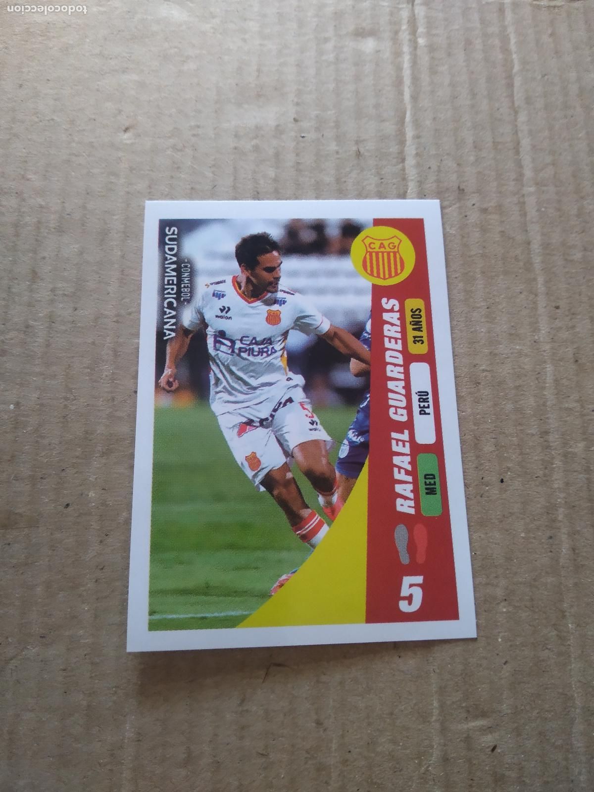 Cromos de f&uacute;tbol: 121 RAFAEL GUARDERAS ATLETICO GRAU CROMO FUTBOL CONMEBOL SUDAMERICANA LA GRAN CONQUISTA