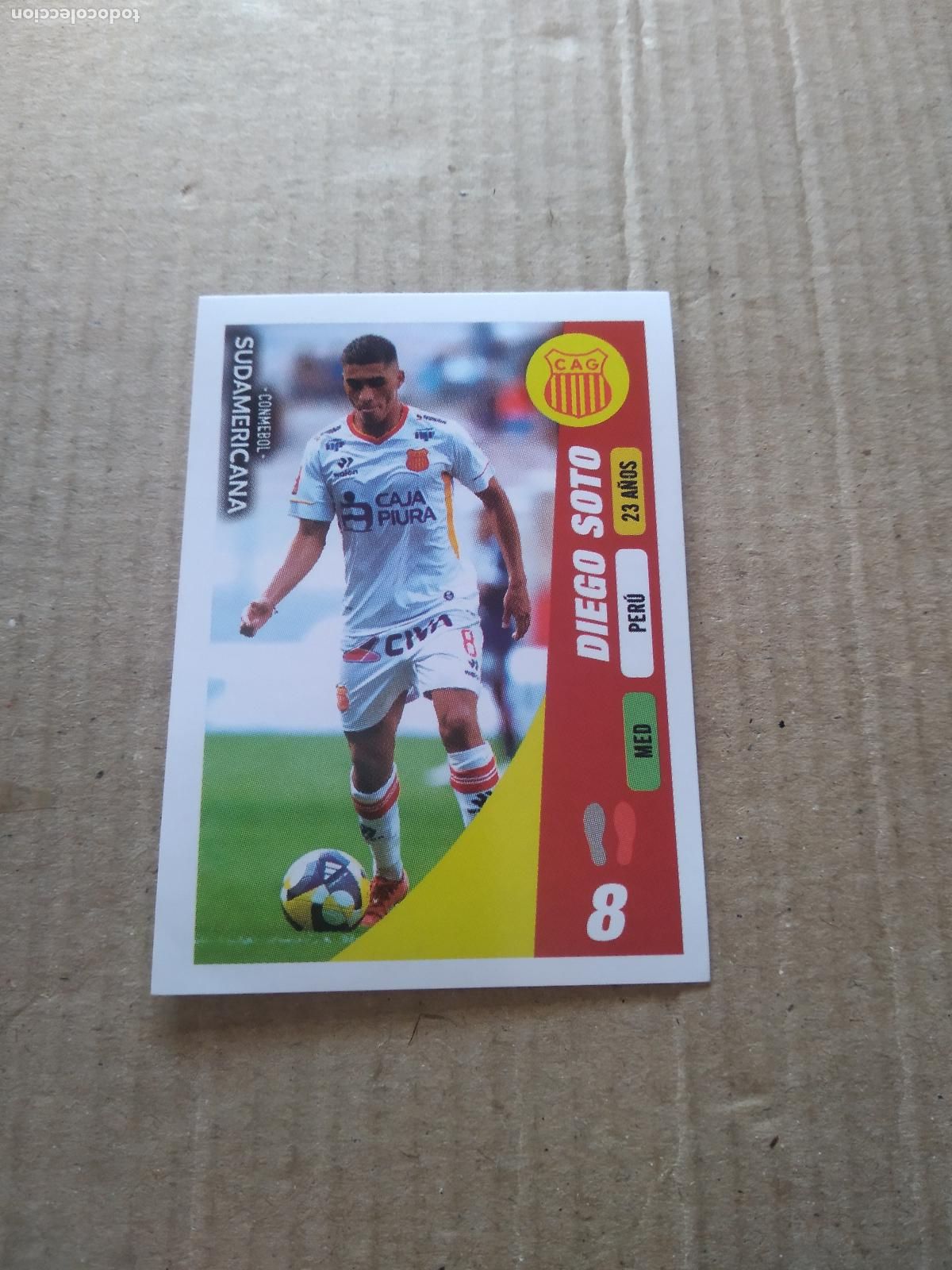 Cromos de f&uacute;tbol: 122 DIEGO SOTO ATLETICO GRAU CROMO FUTBOL CONMEBOL SUDAMERICANA LA GRAN CONQUISTA