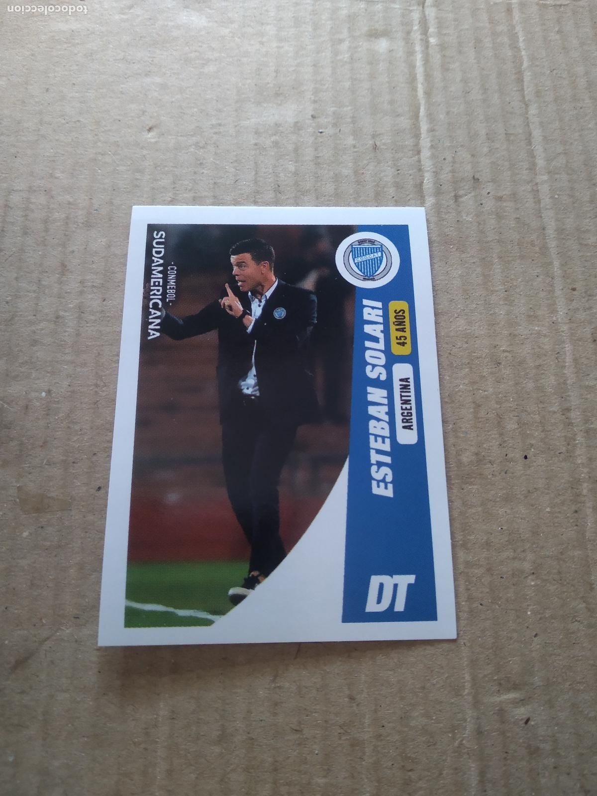 Cromos de f&uacute;tbol: 129 ESTEBAN SOLARI GODOY CRUZ CROMO FUTBOL CONMEBOL SUDAMERICANA LA GRAN CONQUISTA