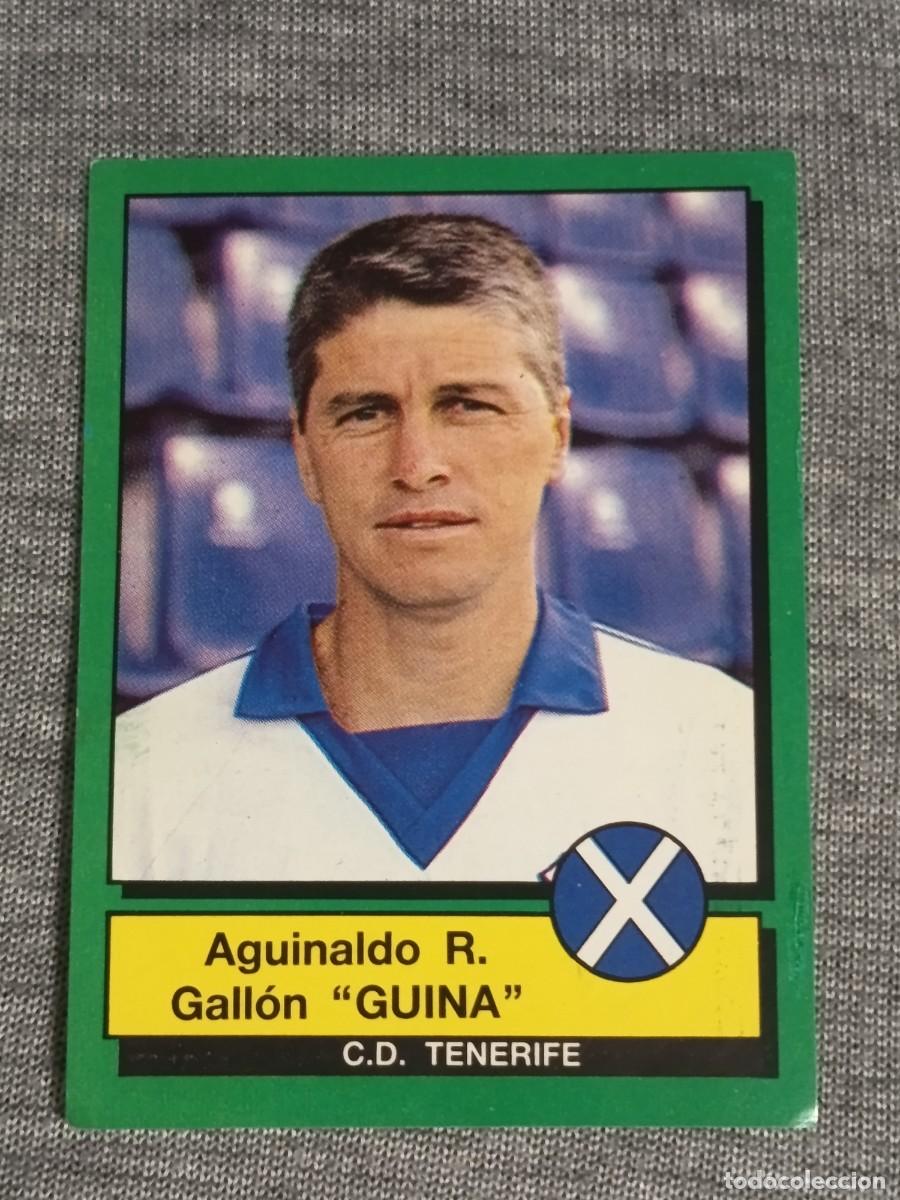 Cromos de f&uacute;tbol: F&uacute;tbol 90 panini GUINA N&deg;300 TENERIFE nunca pegado