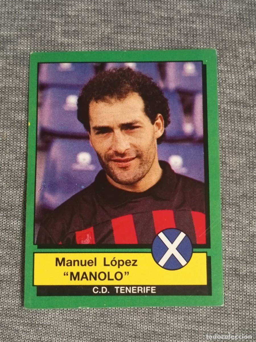 Fu&szlig;ball-Sticker: F&uacute;tbol 90 panini MANOLO N&deg;306 TENERIFE nunca pegado