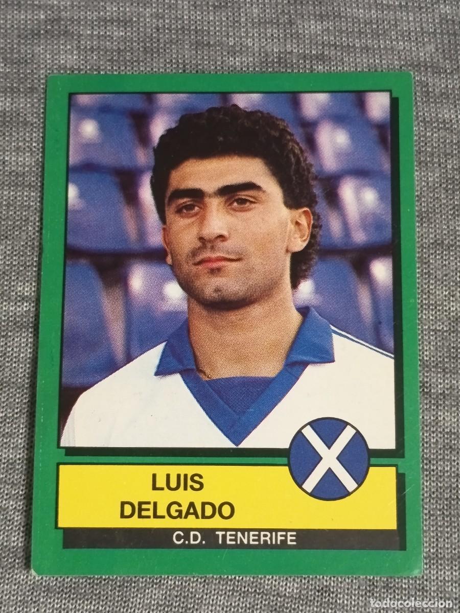 Figurine di Calcio: F&uacute;tbol 90 panini LUIS DELGADO N&deg;301 TENERIFE nunca pegado