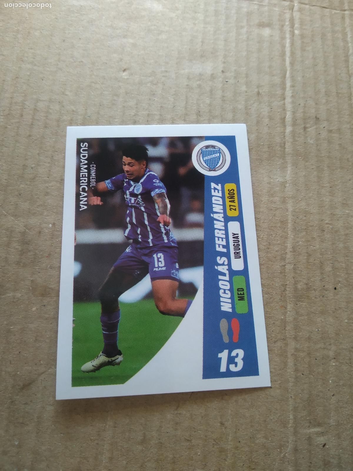 Cromos de Futebol: 136 NICOLAS FERNANDEZ GODOY CRUZ CROMO FUTBOL CONMEBOL SUDAMERICANA LA GRAN CONQUISTA