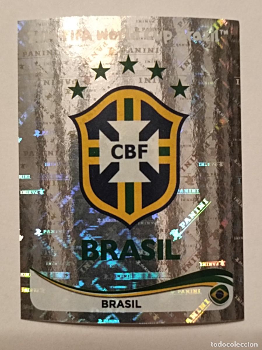 Cromos de Futebol: #32 ESCUDO (BRASIL) MUNDIAL BRASIL 2014 PANINI