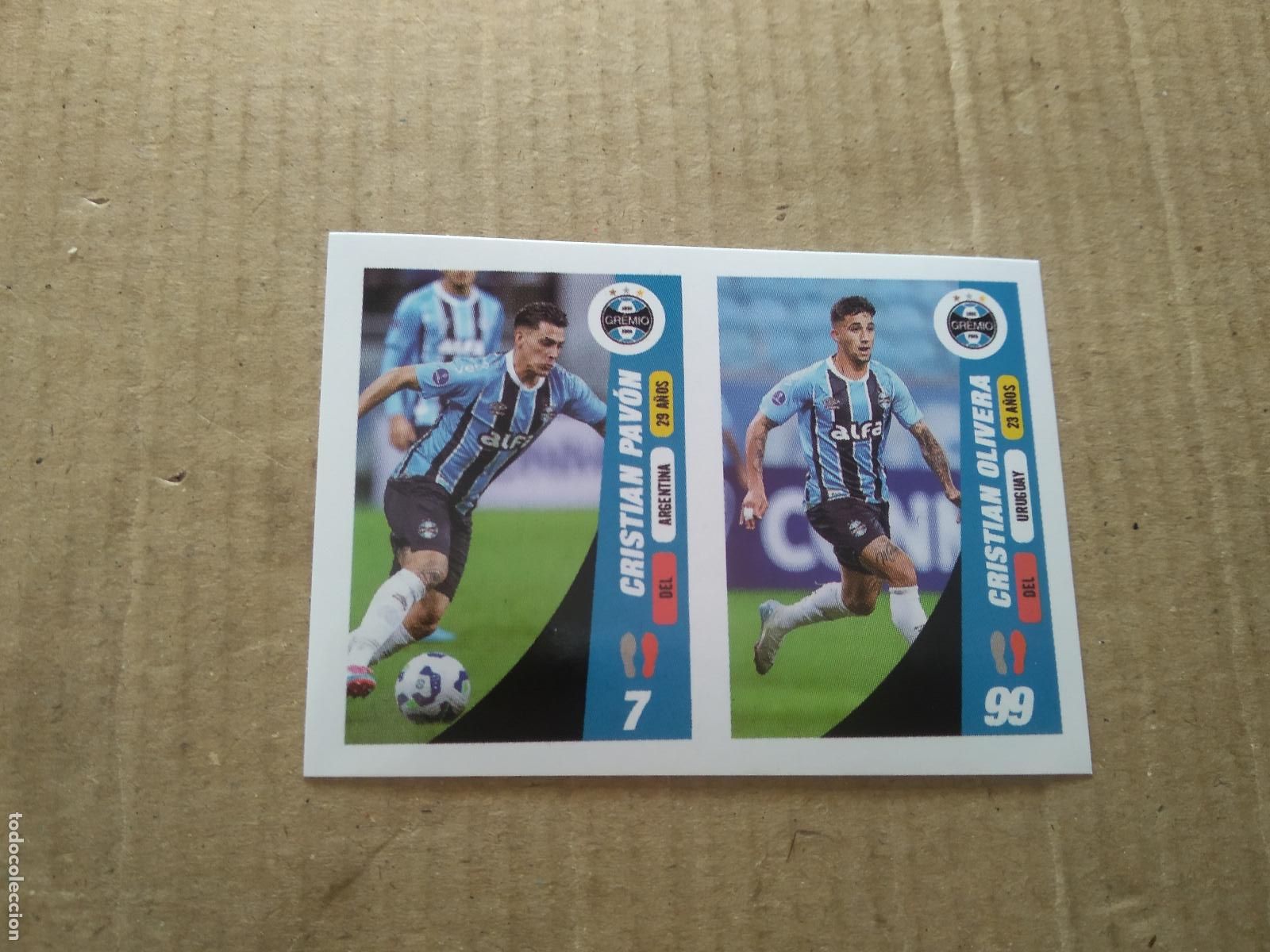 Cromos de Futebol: 145 CRISTIAN PAVON CRISTIAN OLIVERA GREMIO CROMO FUTBOL CONMEBOL SUDAMERICANA LA GRAN CONQUISTA