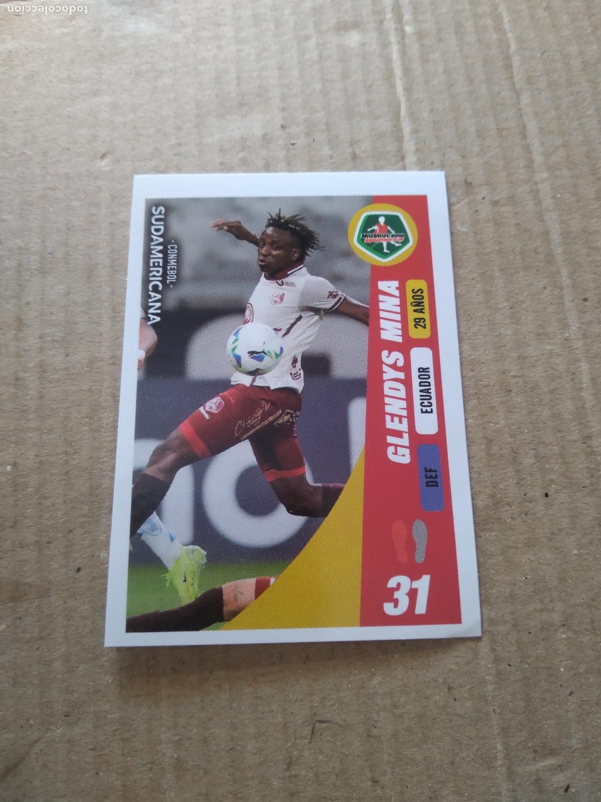 Cromos de Futebol: 157 GLENDYS MINA CROMO FUTBOL CONMEBOL SUDAMERICANA LA GRAN CONQUISTA