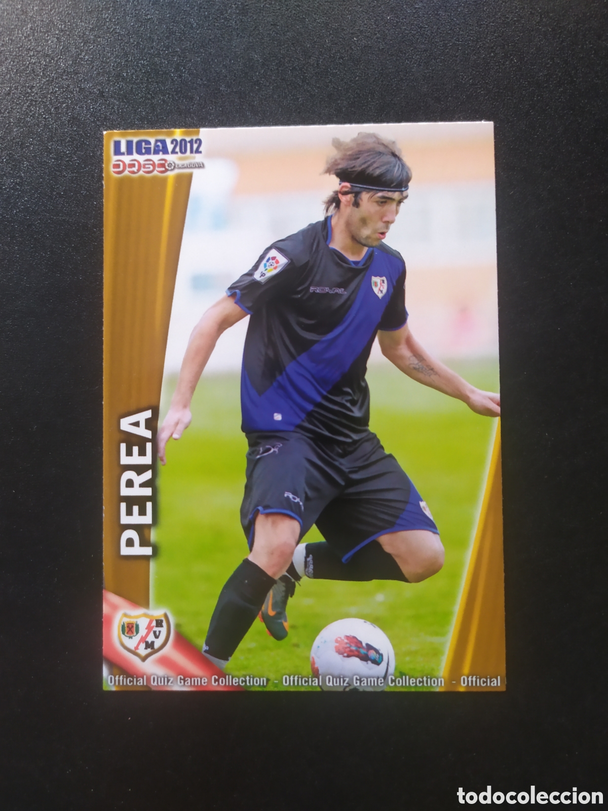 Cromos de Futebol: Mundicromo fichas Liga 2011 2012 11 12 Perea n&deg; 505 Rayo Vallecano