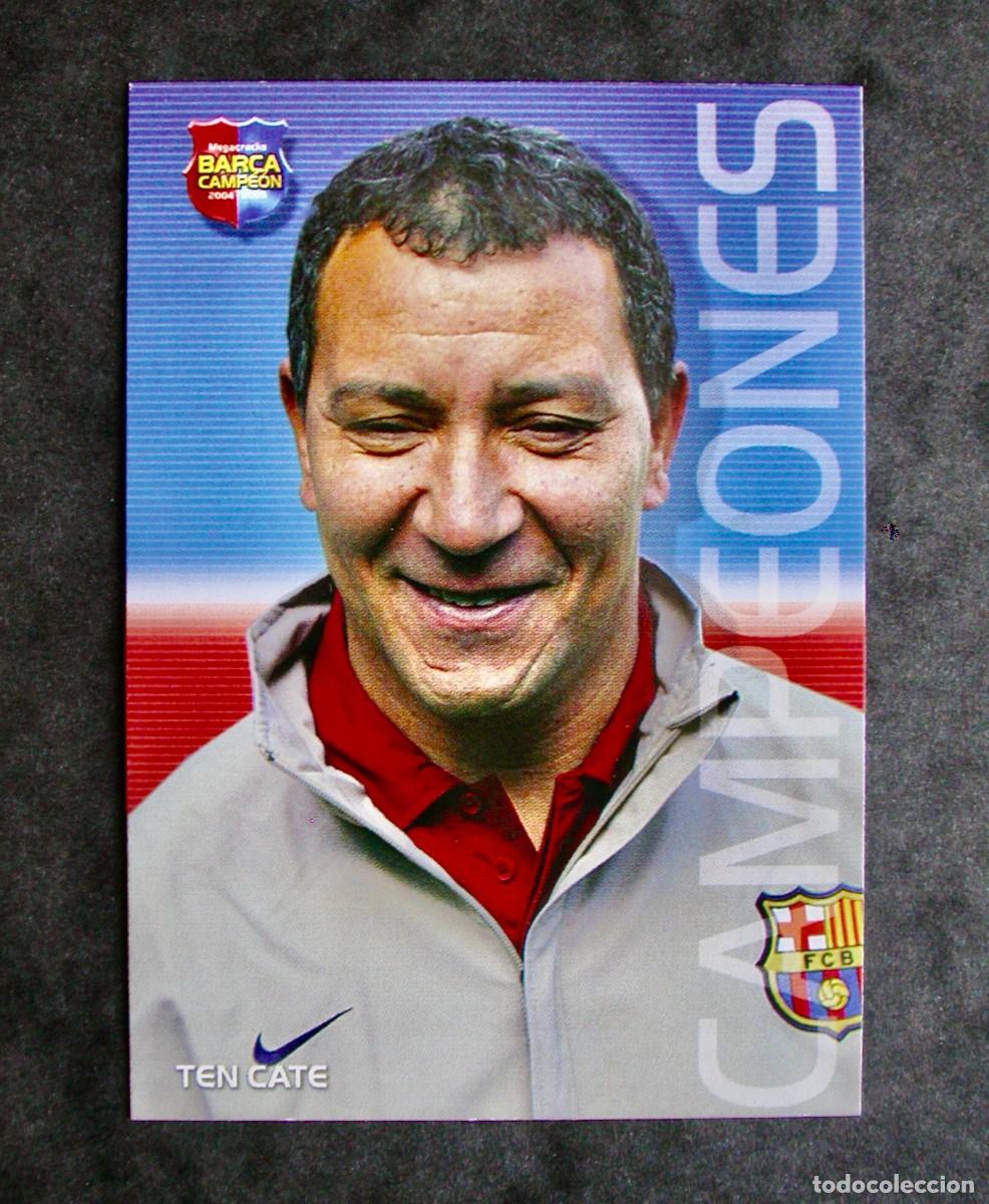 Cromos de Futebol: 11 TEN CATE / FC BARCELONA / MEGACRACKS BAR&Ccedil;A CAMPE&Oacute;N 2004-2005 04-05 / PANINI
