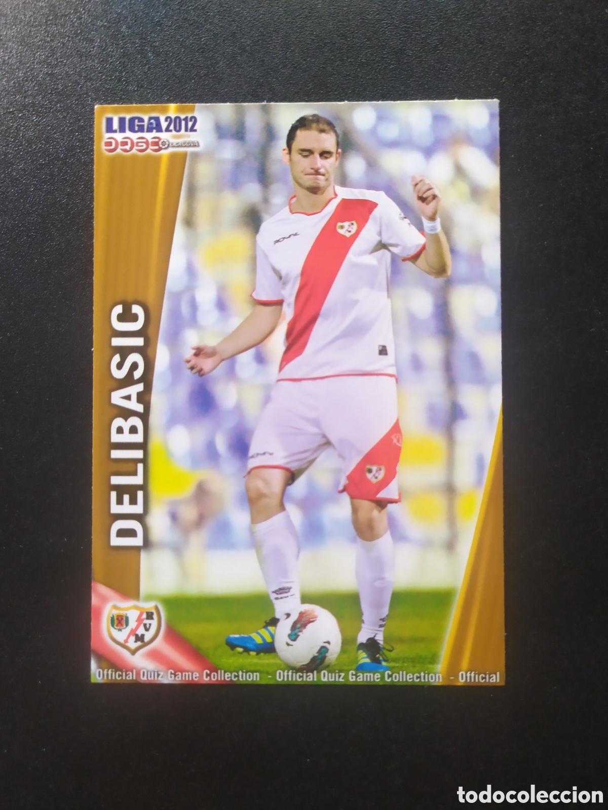 Cromos de Futebol: Mundicromo fichas Liga 2011 2012 11 12 Delibasic n&deg; 507 Rayo Vallecano