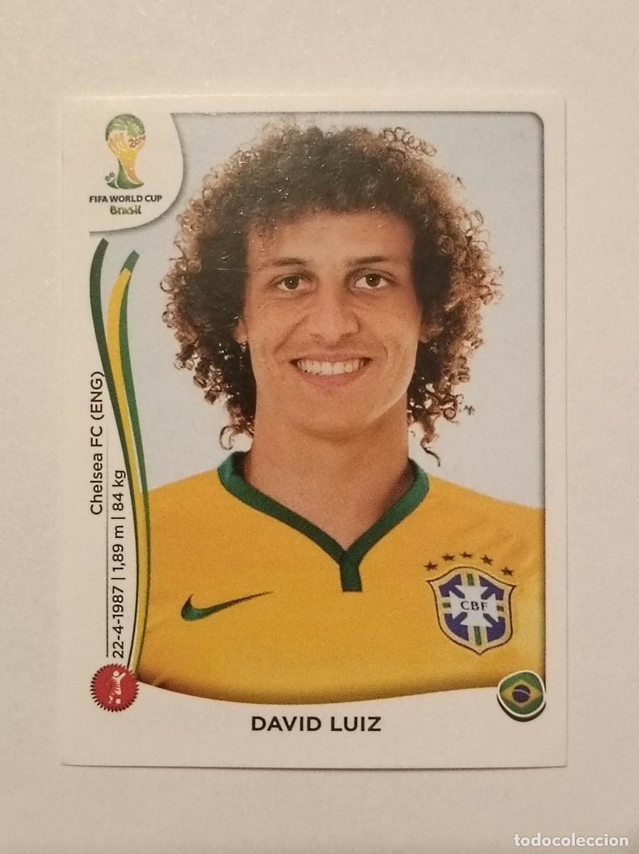 Cromos de Futebol: #36 DAVID LUIZ (BRASIL) MUNDIAL BRASIL 2014 PANINI