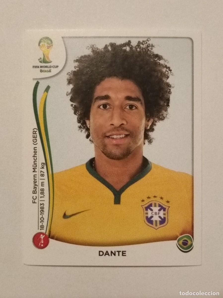 Football Stickers: #39 DANTE (BRASIL) MUNDIAL BRASIL 2014 PANINI
