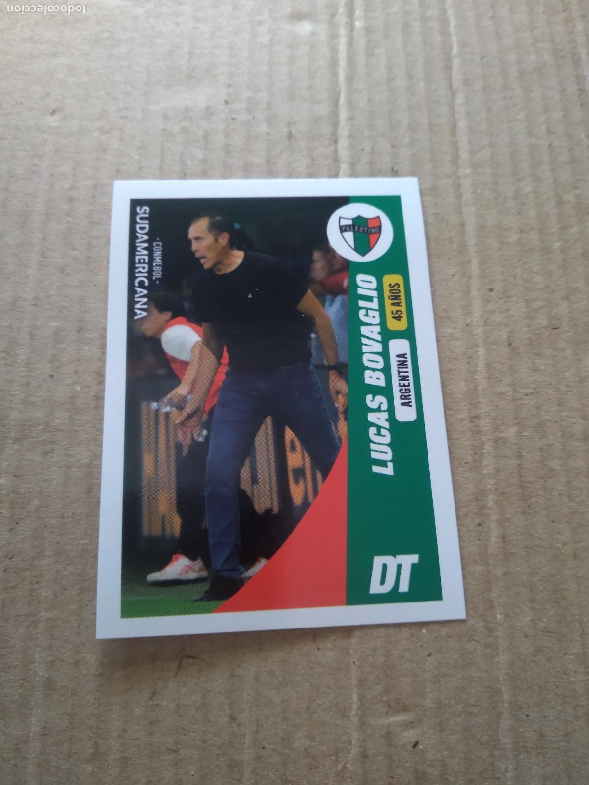 Figurine di Calcio: 165 LUCAS BOVAGLIO PALESTINO CROMO FUTBOL CONMEBOL SUDAMERICANA LA GRAN CONQUISTA
