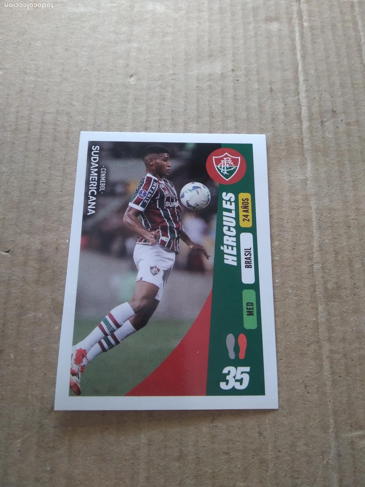Figurine di Calcio: 209 HERCULES FLUMINENSE CROMO FUTBOL CONMEBOL SUDAMERICANA LA GRAN CONQUISTA