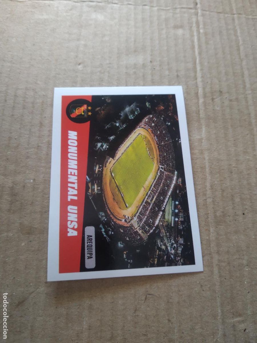 Figurine di Calcio: 232 ESTADIO MONUMENTAL UNSA MELGAR CROMO FUTBOL CONMEBOL SUDAMERICANA LA GRAN CONQUISTA
