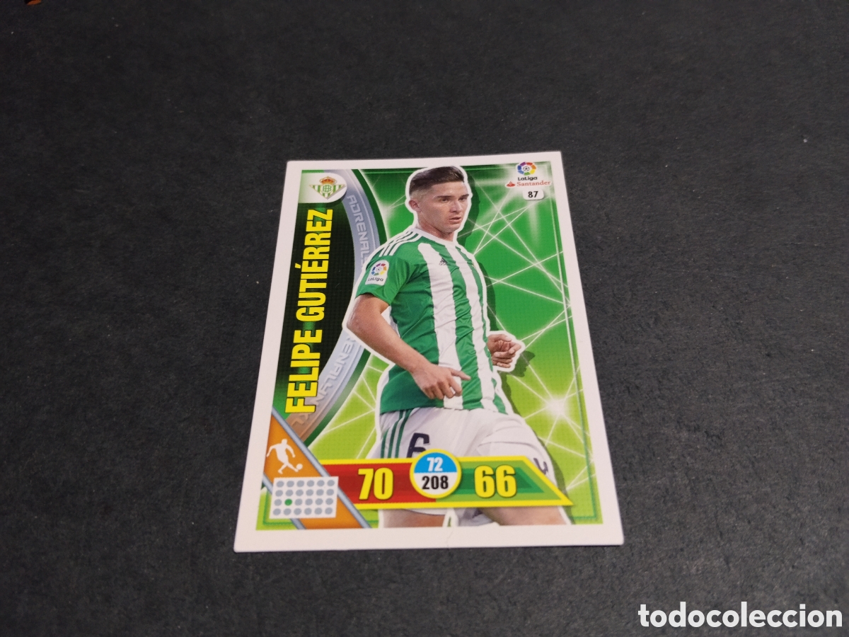 Figurine di Calcio: Cromo futbol Felipe Guti&eacute;rrez, Betis