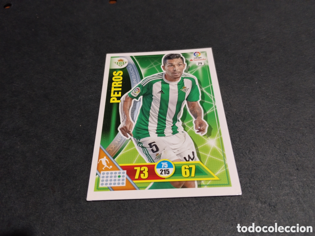 Cartes &agrave; collectionner de Football: Cromo futbol Petros, Betis