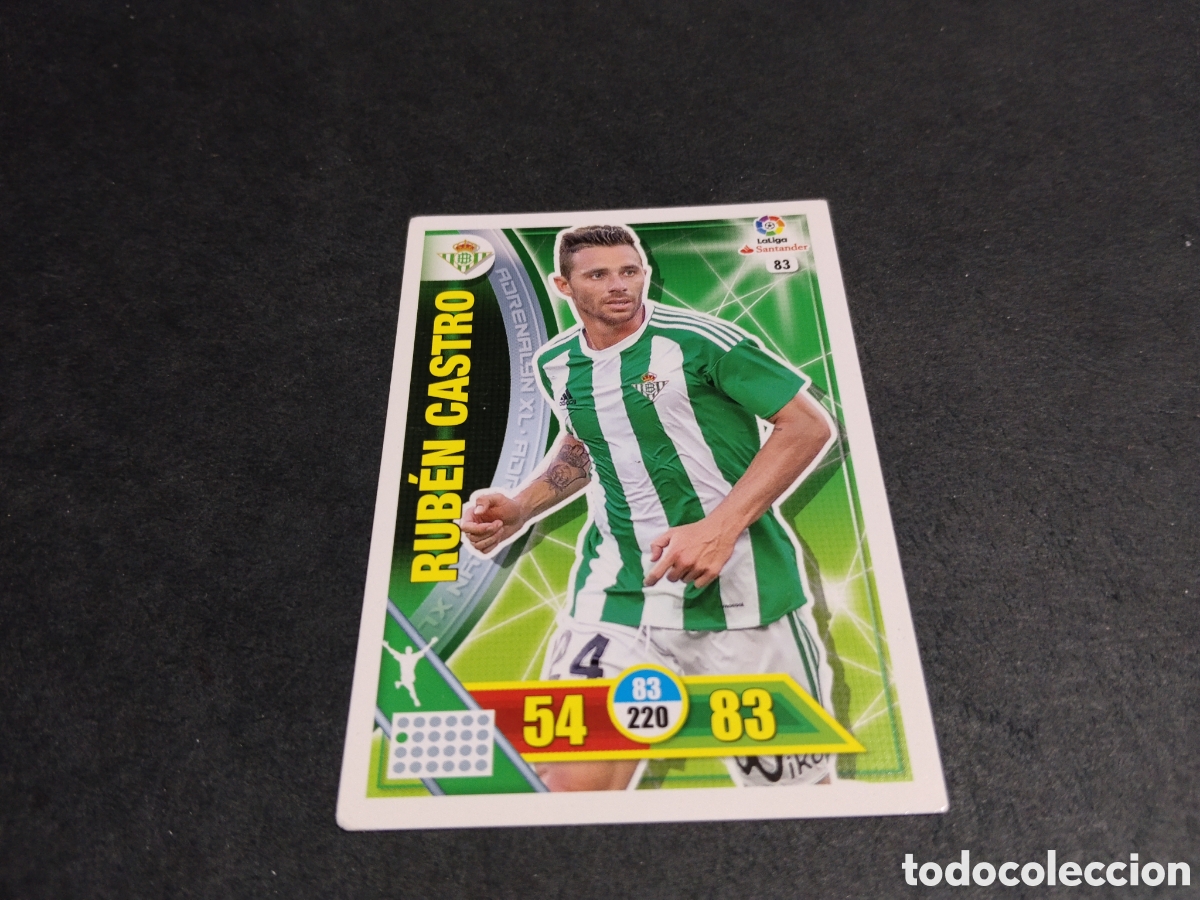 Cartes &agrave; collectionner de Football: Cromo futbol Rub&eacute;n Castro, Betis