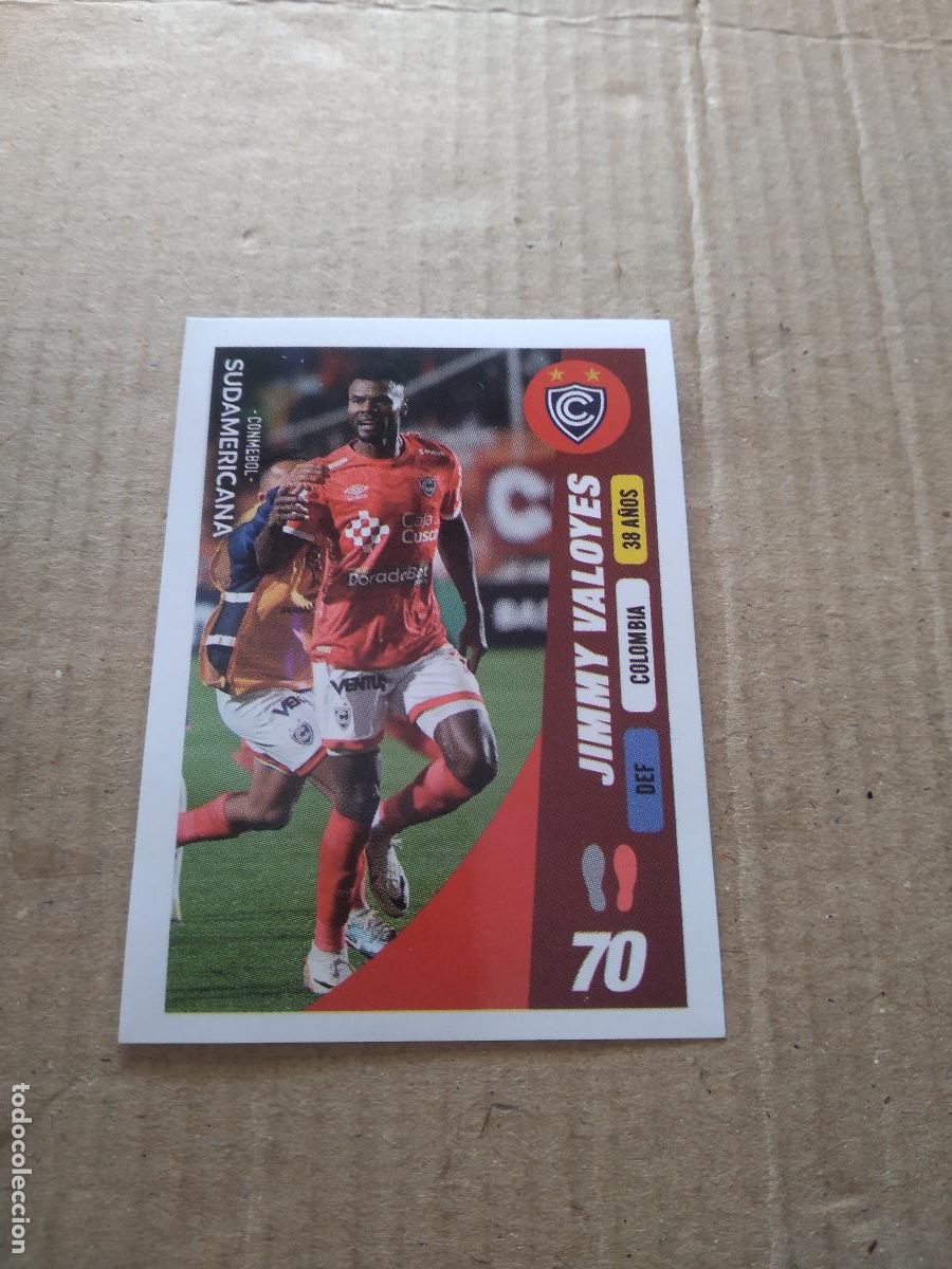 Cromos de f&uacute;tbol: 270 JIMMY VALOYES CROMO FUTBOL CONMEBOL SUDAMERICANA LA GRAN CONQUISTA