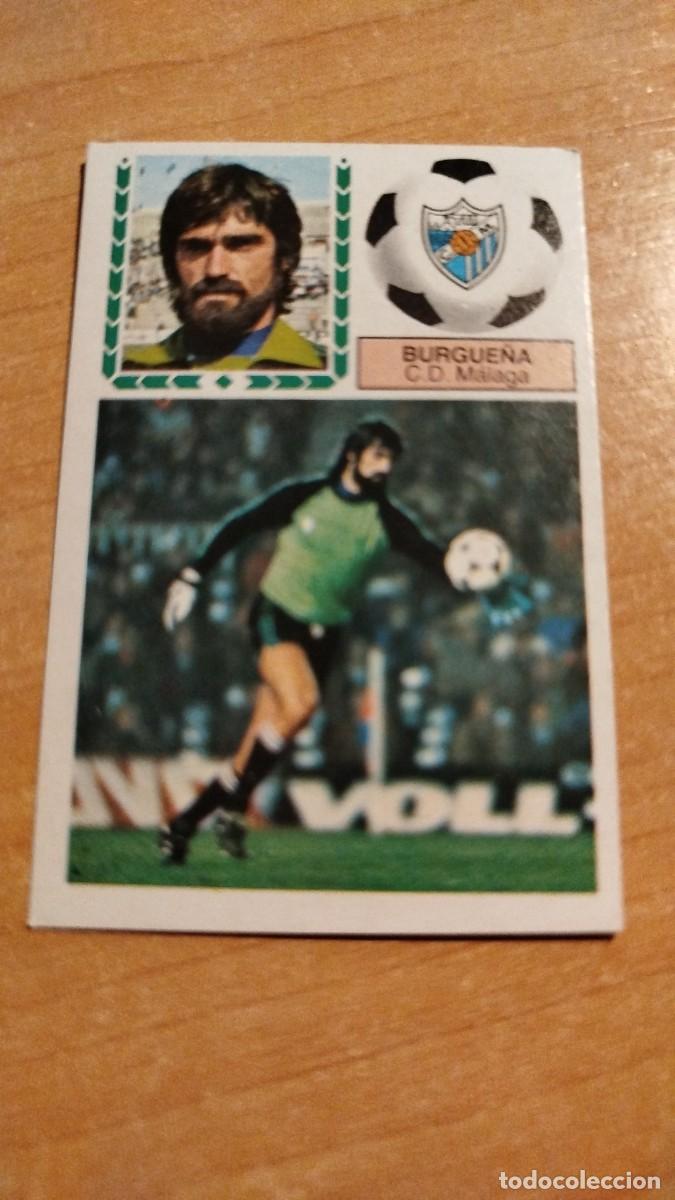 Cromos de f&uacute;tbol: LIGA ESPA&Ntilde;OLA 83/84 - CD MALAGA - BURGUE&Ntilde;A