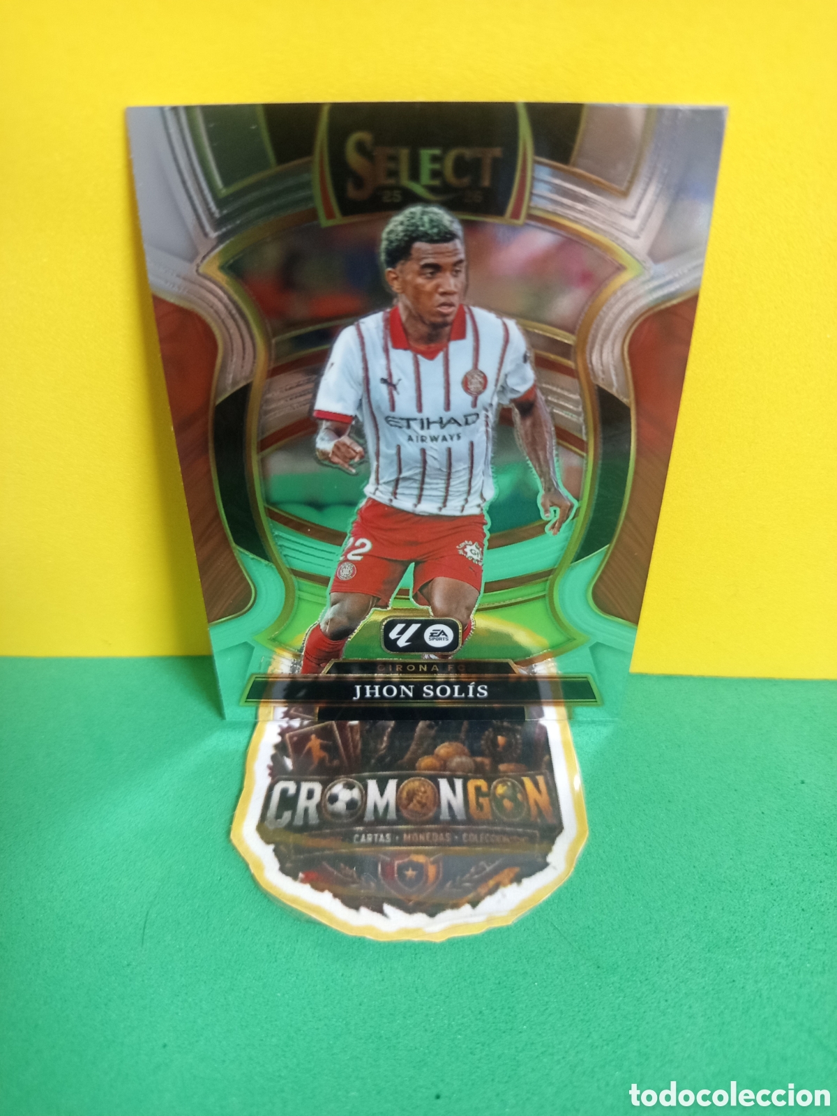 Cartes &agrave; collectionner de Football: ❇️ CROMO ⚽ JHON SOL&Iacute;S SELECT LA LIGA 2025 2026 - GIRONA ❇️