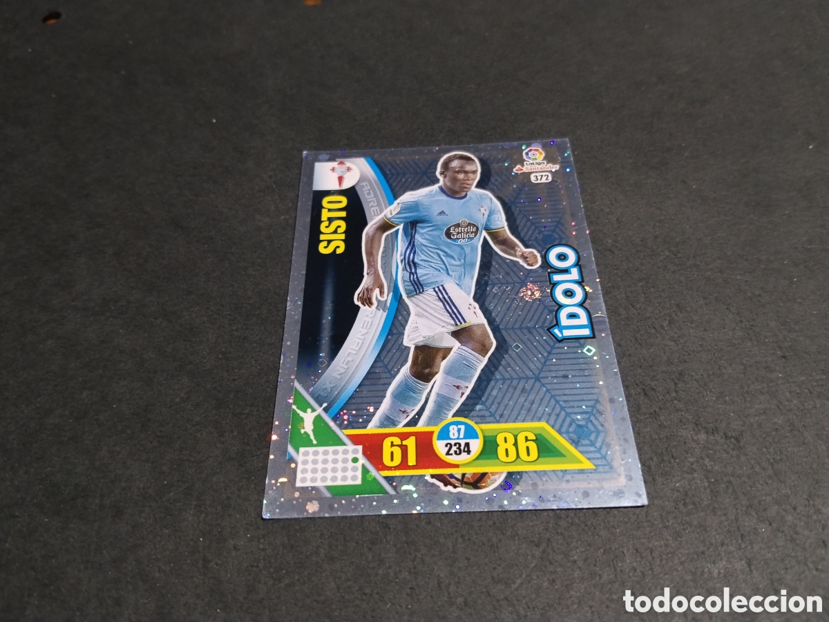 Cromos de f&uacute;tbol: Cromo futbol sisto, Celta