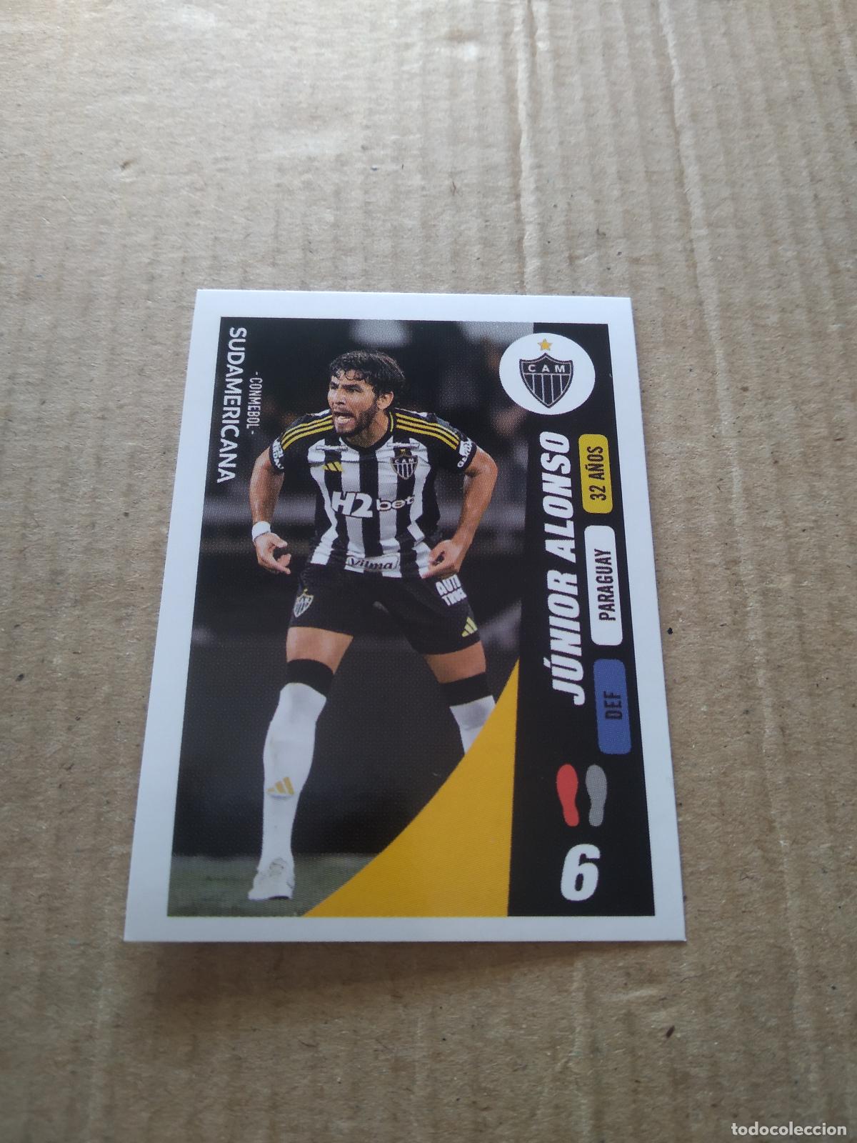 Cromos de f&uacute;tbol: 288 JUNIOR ALONSO ATLETICO MINEIRO CROMO FUTBOL CONMEBOL SUDAMERICANA LA GRAN CONQUISTA