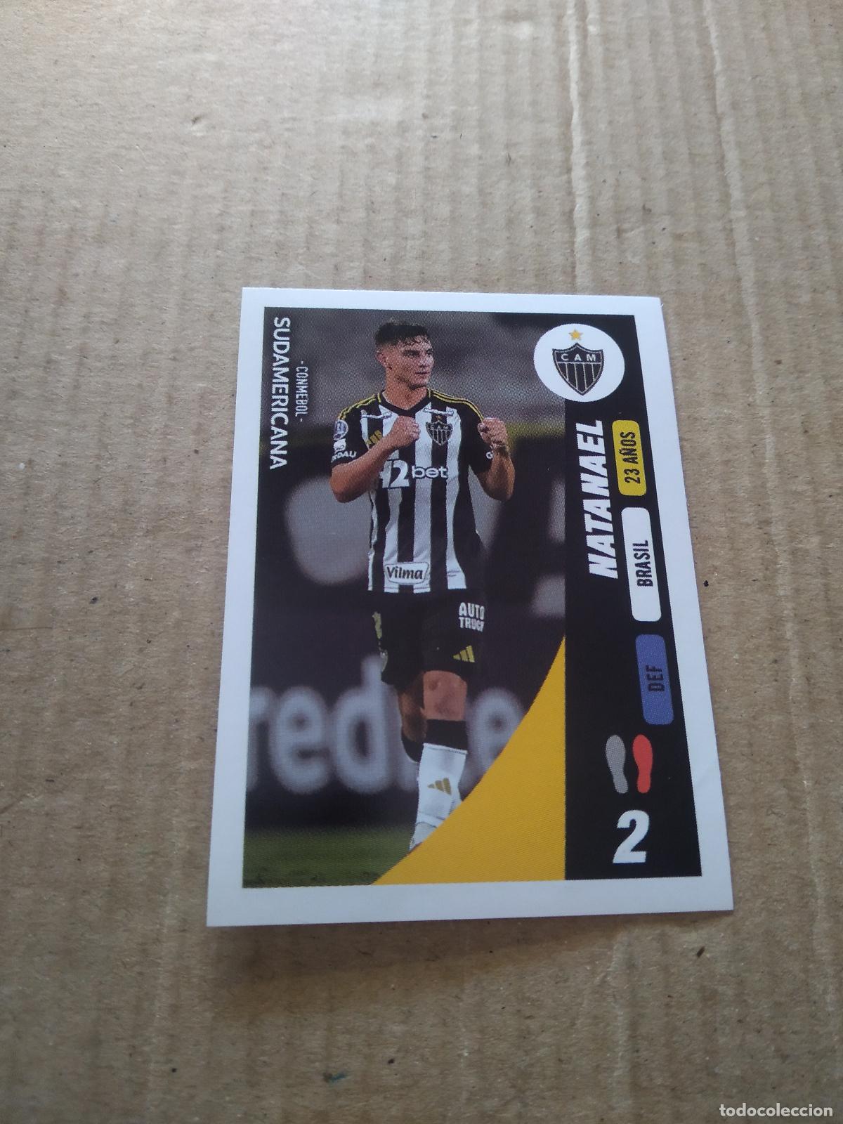 Cromos de f&uacute;tbol: 290 NATANAEL ATLETICO MINEIRO CROMO FUTBOL CONMEBOL SUDAMERICANA LA GRAN CONQUISTA