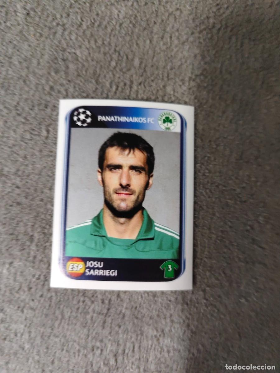 Cromos de f&uacute;tbol: 229 CHAMPIONS LEAGUE 10 11 PANINI JOSU SARRIEGI PANATHINAIKOS FC 2010 2011 UCL AAS
