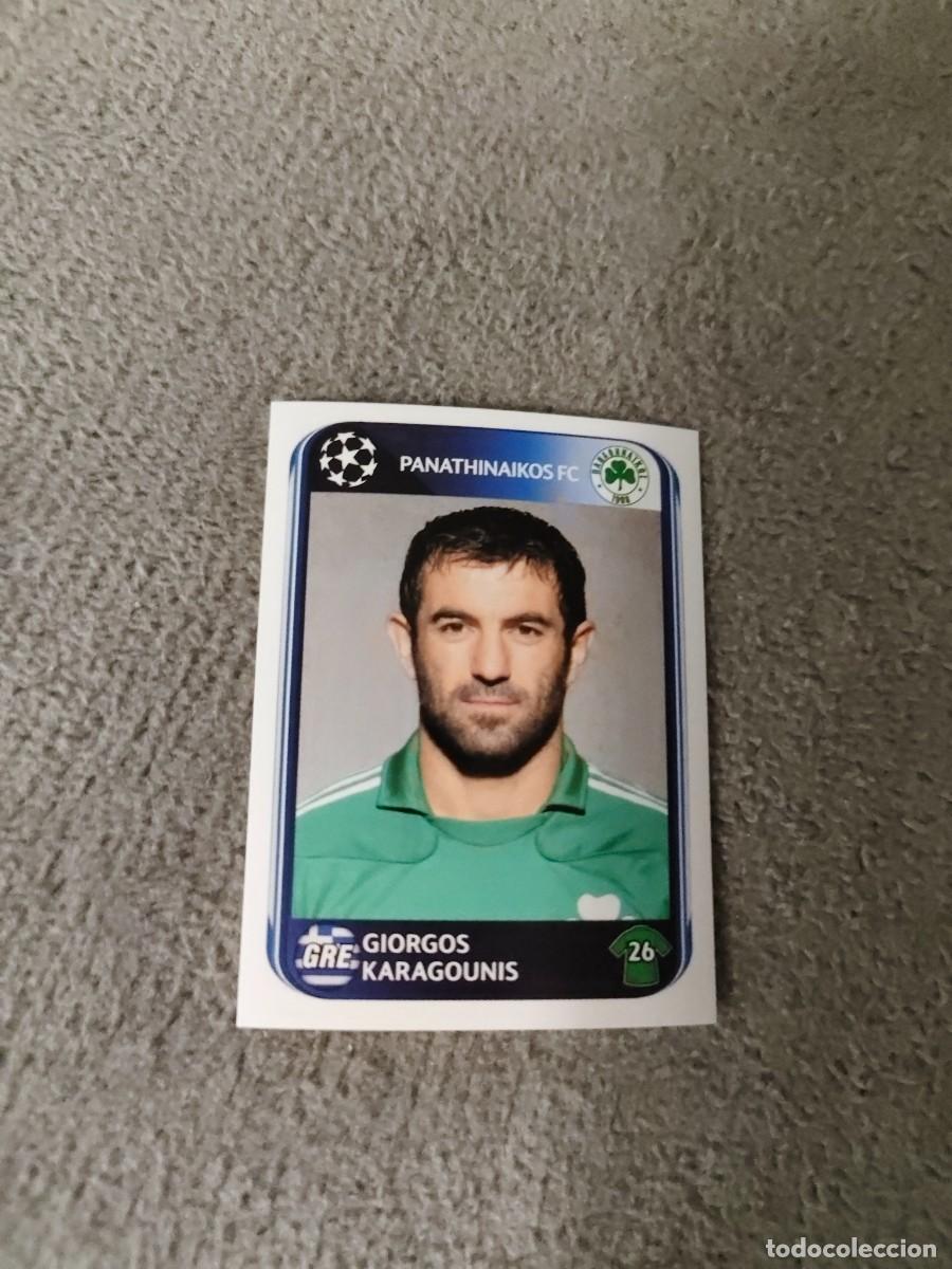 Cromos de f&uacute;tbol: 236 CHAMPIONS LEAGUE 10 11 PANINI GIORGOS KARAGOUNIS PANATHINAIKOS FC 2010 2011 UCL AAS