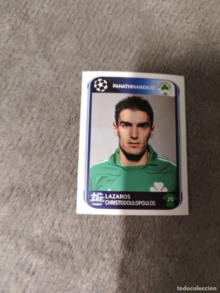 Cromos de f&uacute;tbol: 239 CHAMPIONS LEAGUE 10 11 PANINI LAZAROS CHRISTODOULOPOULOS PANATHINAIKOS FC 2010 2011 UCL AAS