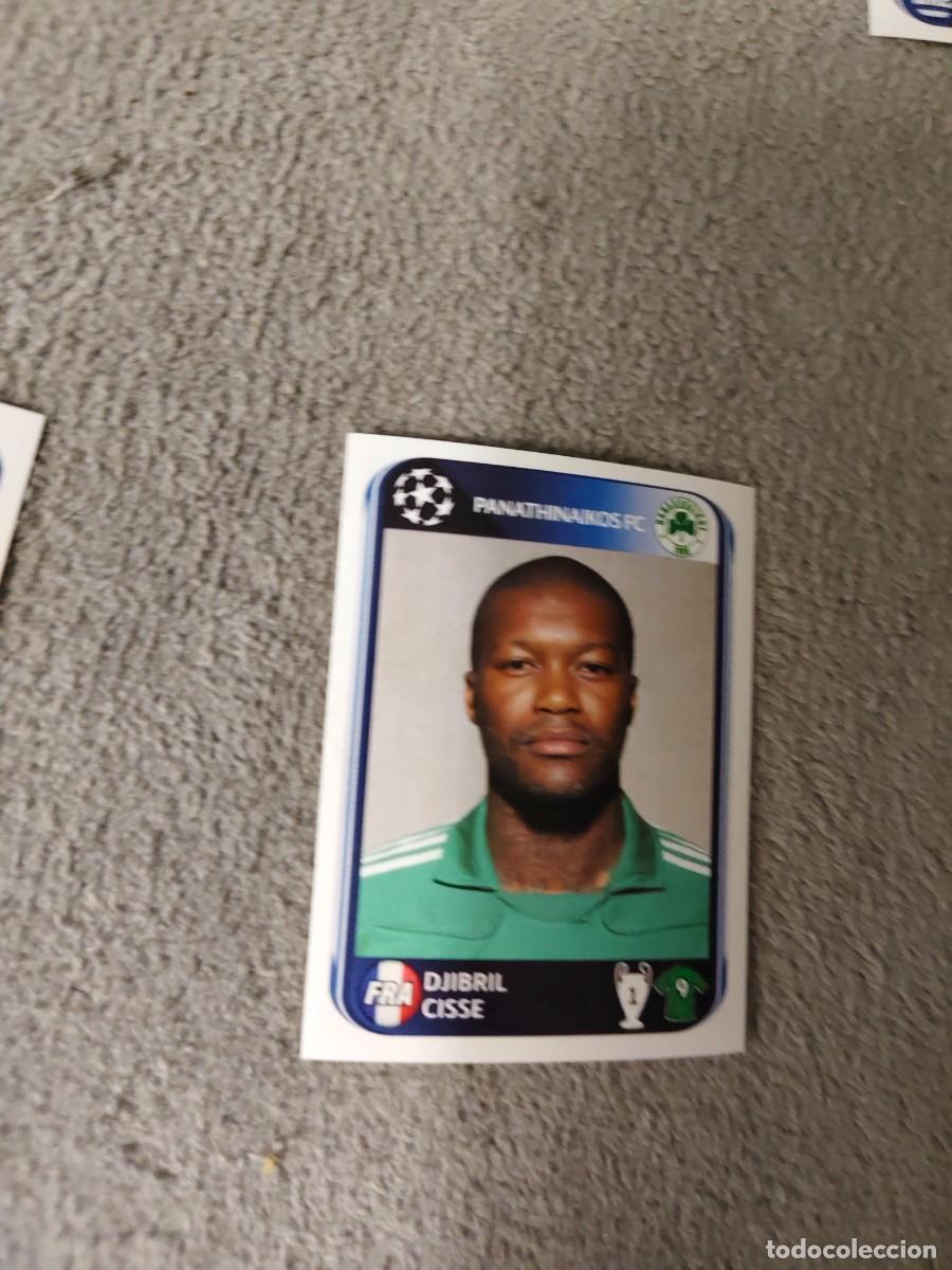 Cromos de f&uacute;tbol: 242 CHAMPIONS LEAGUE 10 11 PANINI DJIBRIL CISSE PANATHINAIKOS FC 2010 2011 UCL AAS
