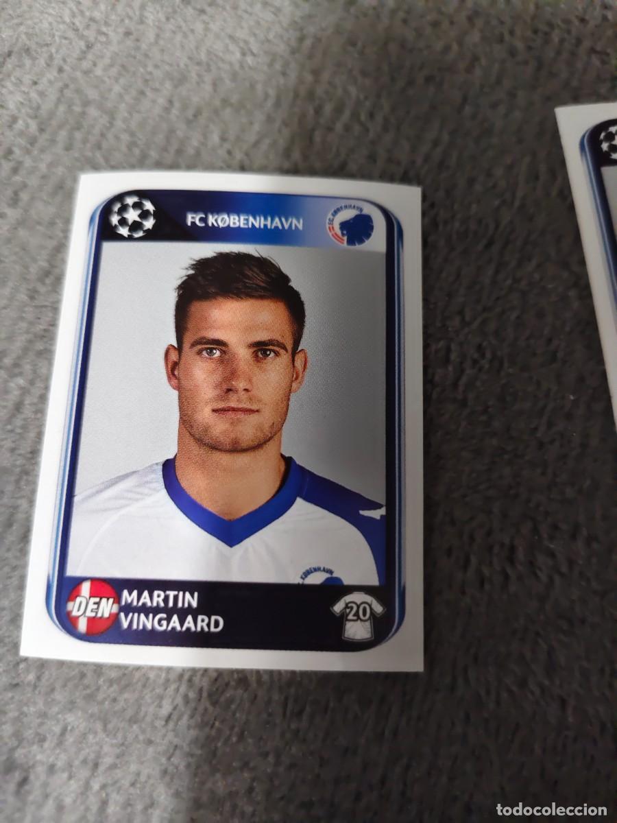 Football Stickers: 254 CHAMPIONS LEAGUE 10 11 PANINI MARTIN VINGAARD K&Oslash;BENHAVN 2010 2011 UCL AAS