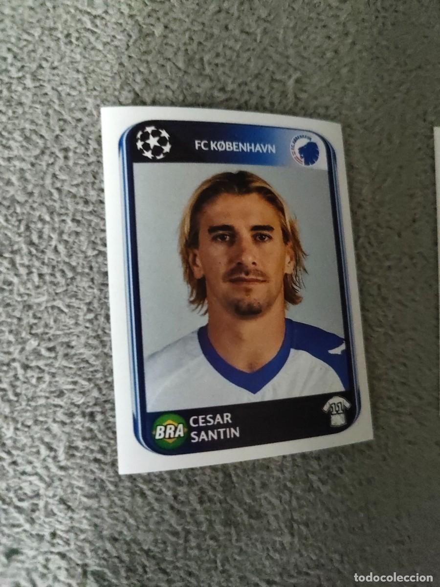 Football Stickers: 258 CHAMPIONS LEAGUE 10 11 PANINI CESAR SANTIN K&Oslash;BENHAVN 2010 2011 UCL AAS