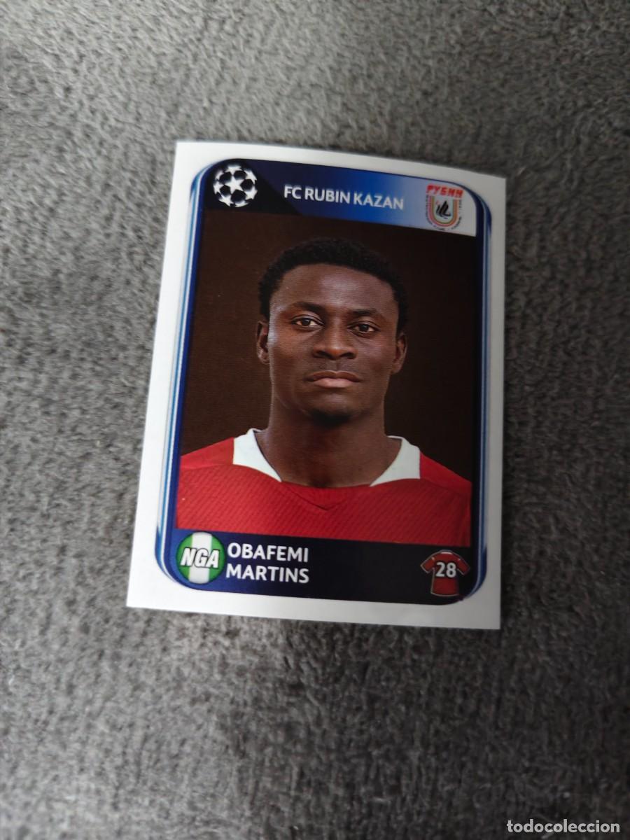 Football Stickers: 275 CHAMPIONS LEAGUE 10 11 PANINI OBAFEMI MARTINS RUBIN KAZAN 2010 2011 UCL AAS