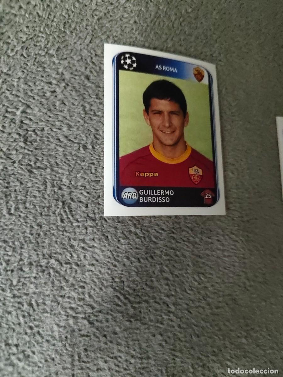 Cromos de f&uacute;tbol: 299 CHAMPIONS LEAGUE 10 11 PANINI GUILLERMO BURDISSO AS ROMA 2010 2011 UCL AAS