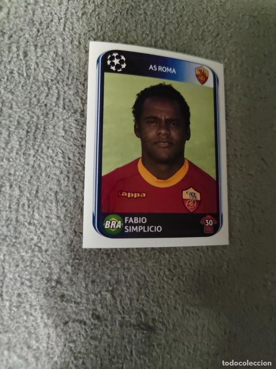 Figurine di Calcio: 305 CHAMPIONS LEAGUE 10 11 PANINI FABIO SIMPLICIO AS ROMA 2010 2011 UCL AAS