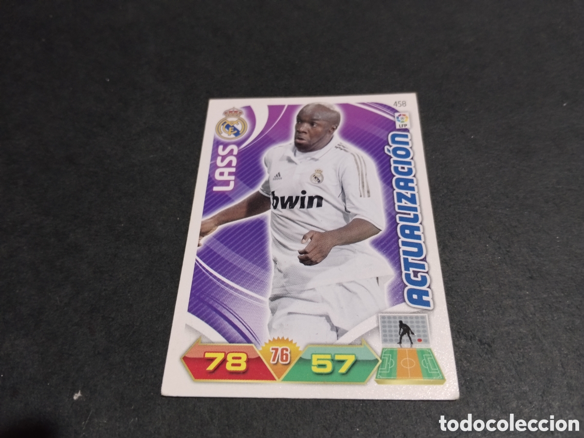 Cromos de f&uacute;tbol: Cromo futbol Lass, Real Madrid